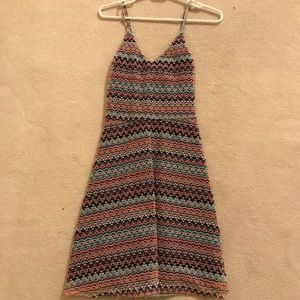 Bright Multicolored Striped Dress